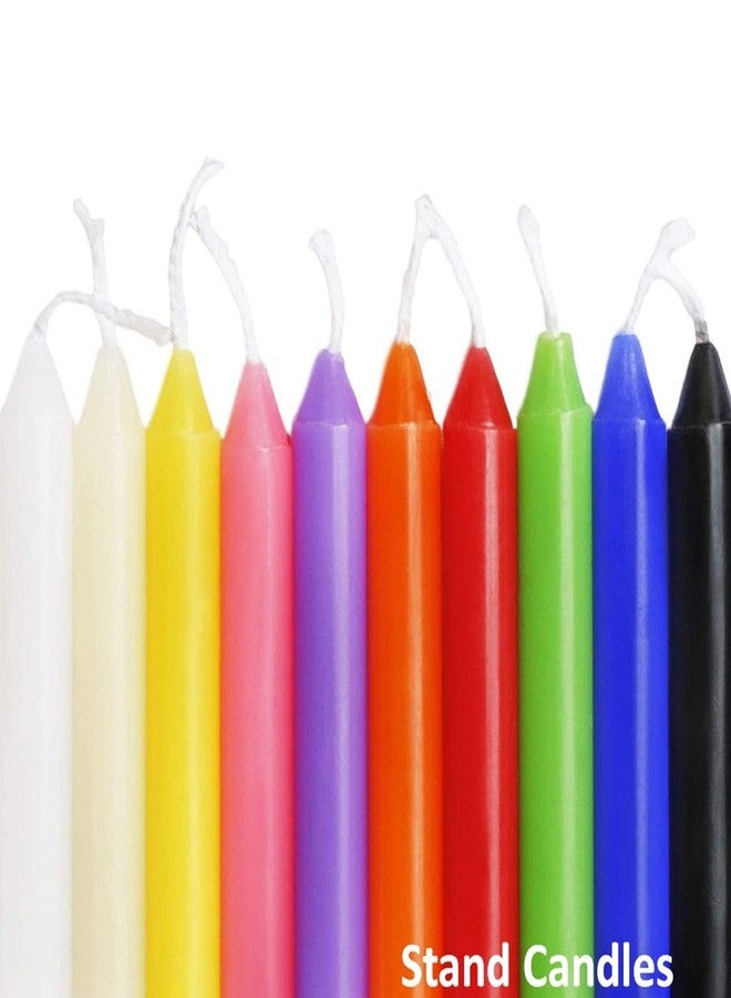 Magic Providers 100% Wax Candle Stick Mom Batti Set of 50 | Stand Candles | Diwaali Candles | Candal for Diwalii | Diwali Celebration Diya Home Décor | Festivals Decoration - 4 Hours Burn Time Approx - Image 1